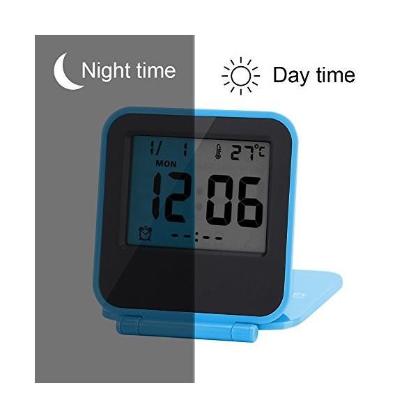目覚まし時計 デジタル 置き時計 日付表示 カレンダー機能 アラーム スヌーズ機能 大きい文字 完売 大画面 Lcdバックライト 多機能 見やすい 電池式