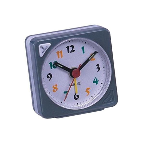 Fenteer 高品質 正規店 シンプル 目覚まし時計 ミニサイズ 時計 ナイトライト スヌーズ機能 持ち運び便利 全4色選べる グラデーションの音 デスク