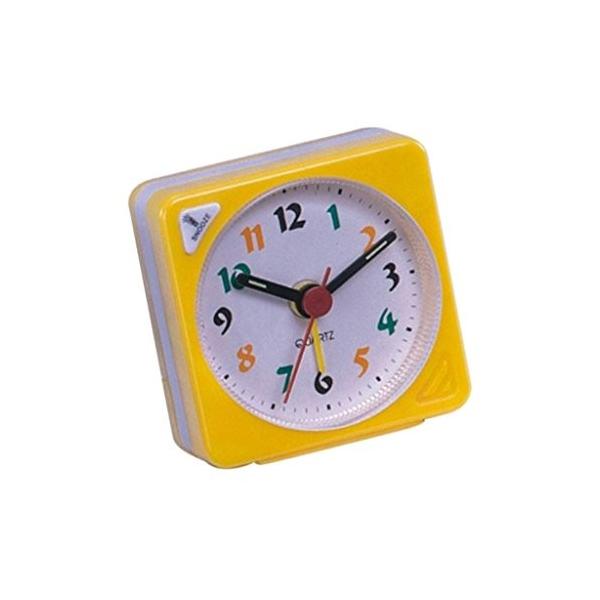 Baosity シンプル 春の新作 美しい 目覚まし時計 ミニサイズ 旅行 時計 全4色選べる ナイトライト グラデーションの音 スヌーズ機能 黄