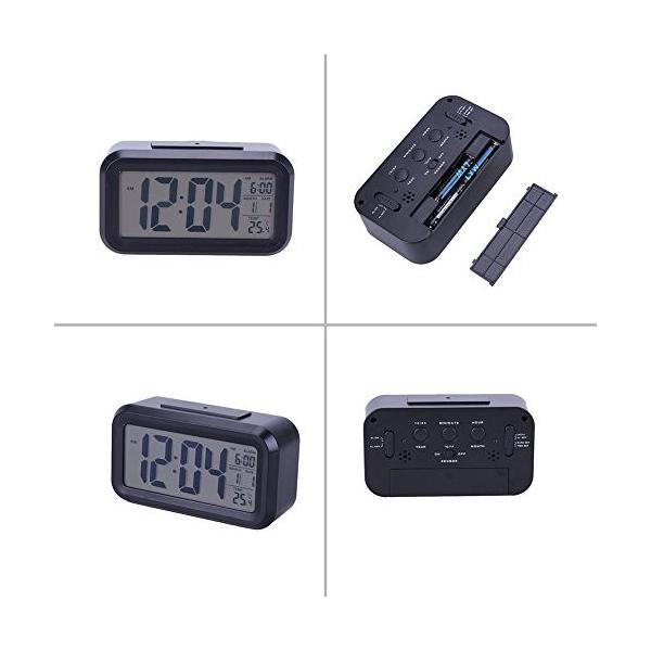 置き時計 目覚し時計 デジタル時計 おしゃれ アラーム時計 卓上 セール開催中最短即日発送 アラーム 日付 リビング 温度 結婚祝い インテリア ギフト シンプル 新築祝い