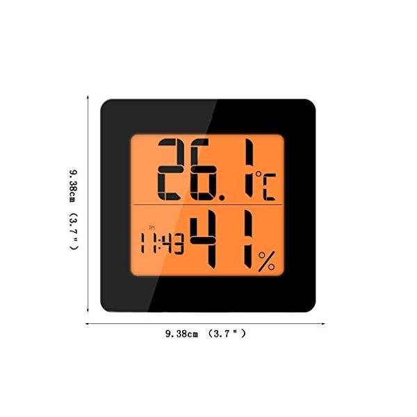 受注生産品 クリエイティブシンプルな広場バックライト目覚まし時計 パーソナリティledディスプレイベッドルームベッドサイドナイトライトスヌーズ目覚まし 時計