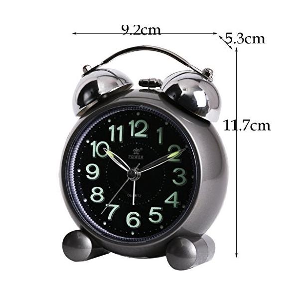 目覚まし時計メカニカルリンギングファッションスヌーズサイレント学生小目覚まし時計 定番から日本未入荷