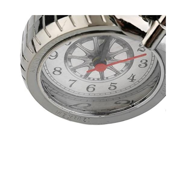 目覚まし時計 バイク型 高額売筋 レトロ感 置き時計 電池式 アナログ式時計 キッズ ギフト かっこいい レトロ インテリア装飾 子供