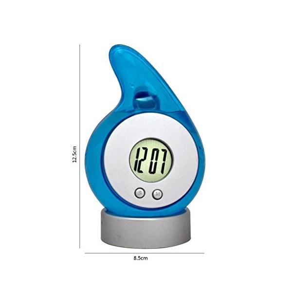 Gaoduzi 音楽クリエイティブ小さな目覚まし時計スタイリッシュなミュート時計ベッドサイドベッドルームベッドレイジーマンクロック電子時計 色 人気 おすすめ