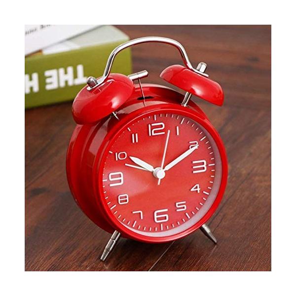 送料無料激安祭 目覚まし時計ミニ目覚まし時計学生の目覚まし時計クリエイティブな目覚まし時計子供の目覚まし時計ノイズなしシンプルノイズなしアナログクォーツ 目覚まし時計