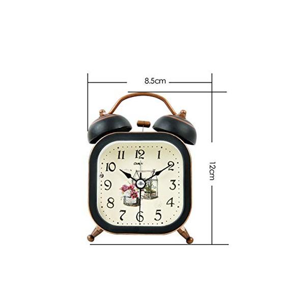 目覚まし時計 シンプルで静かなデジタルポインター目覚まし時計 ベッドサイドテーブルの装飾 クリエイティブ