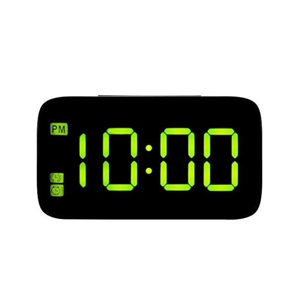 Demiawaking Led デジタル時計 目覚まし時計 発売モデル 三段輝度調節 置き時計 卓上時計 Usb充電 電池 おしゃれ 大音量