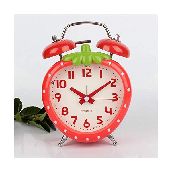 Hylh 目覚まし時計4インチ大ダイヤルなしノイズのない目覚まし時計ミニ目覚まし時計