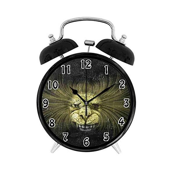 寝室 リビングルーム 数量限定 オフィスデコレーション連続秒針目覚まし時計 テーマはライオン クールのパーソナリティファッション目覚まし時計