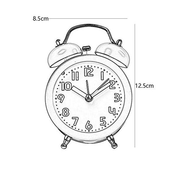 目覚まし時計 置き時計 国内送料無料 デジタル時計 シンプル 明るい サイレント 8 5 5色 こども ベッドサイド スモールデスクデコレーション