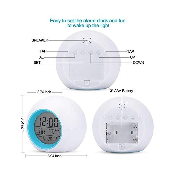 子供の目覚まし時計 男の子の女の子のための学生のデジタル時計 爆買い