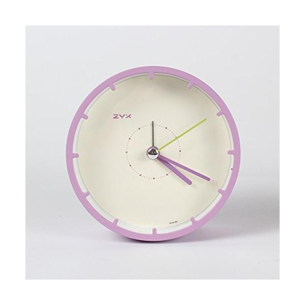 簡単な枕元の創造的な目覚まし時計 10cmの小型寝室の電子時計 Purple 限定特価 X 60