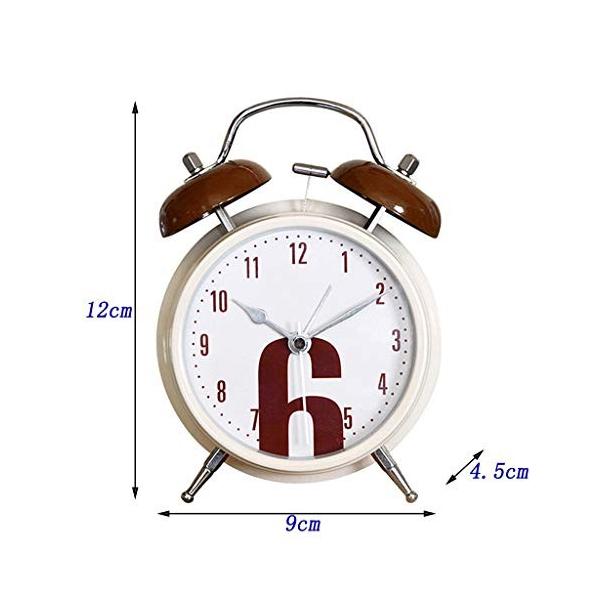 Trliy ギフト プレゼント ご褒美 目覚まし時計 子供の学生のファッションシンプルな人格ベッドサイドクロック メタルミュート怠惰な目覚まし時計