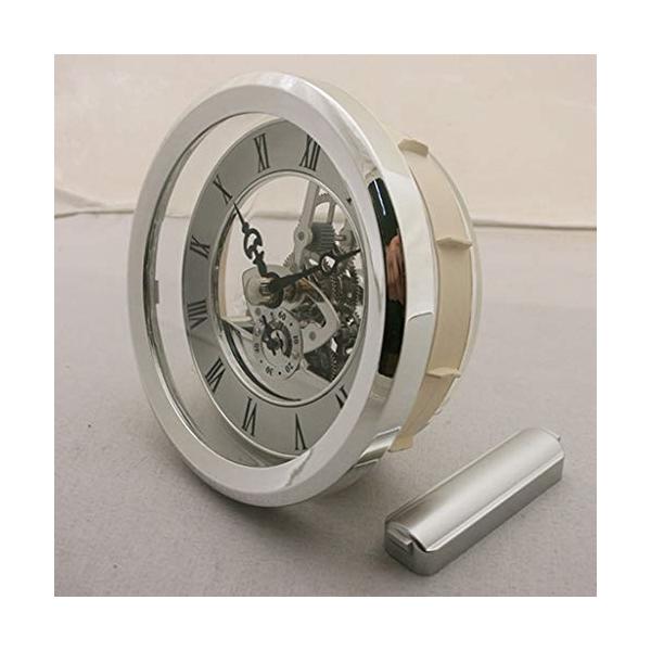 Chiwanji 2本 置き時計 卓上時計 目覚まし時計 クォーツ時計 おしゃれ 送料無料 新品 ローマ数字 工芸品