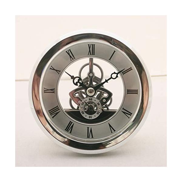 Chiwanji 2本 置き時計 卓上時計 目覚まし時計 クォーツ時計 おしゃれ 送料無料 新品 ローマ数字 工芸品