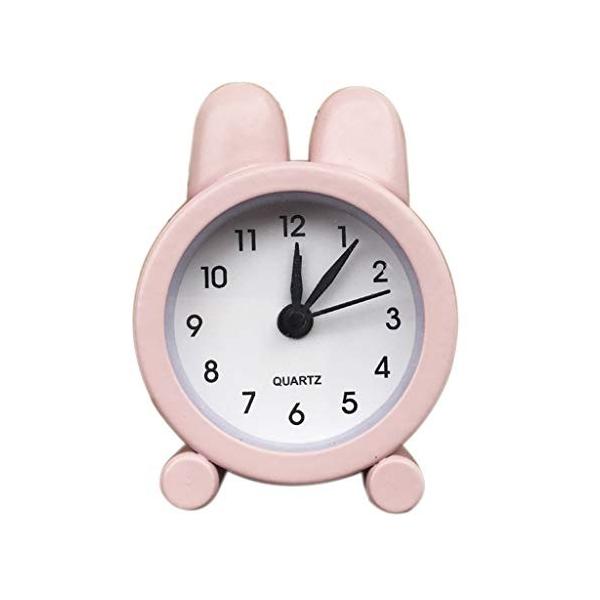 Tivivose 目覚まし時計 Ins Diy可愛い 小さな目覚まし時計かわいいクリエイティブ アナログ ファッション 学生 現金特価 時計目覚まし時計