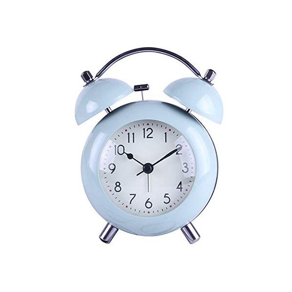 おすすめ特集 Youngawi 目覚まし時計 可愛い メタル アナログ おしゃれ 電池式 置き時計 アラーム ベル 大音量