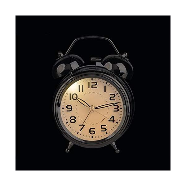 Yxsljncs 新作からsaleアイテム等お得な商品 満載 目覚まし時計 厚夜用電池式ナイトライトサイレントイージーセットホームベッドルームベッドサイドの学生高齢者学生シンプル