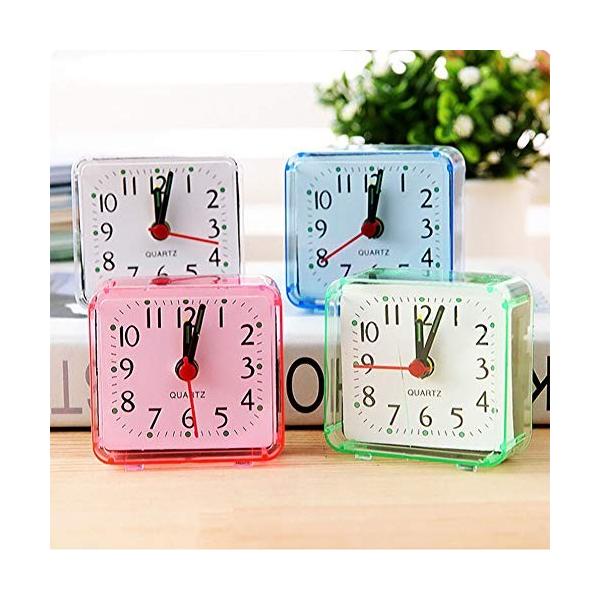 旅行目覚まし時計 かわいい携帯用水晶スヌーズ時計 Yiruculture Color Random 再入荷 予約販売