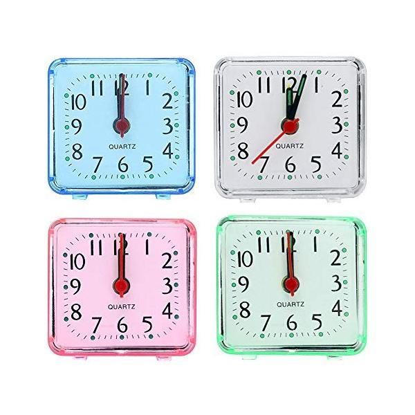 旅行目覚まし時計 かわいい携帯用水晶スヌーズ時計 Yiruculture Color Random 再入荷 予約販売