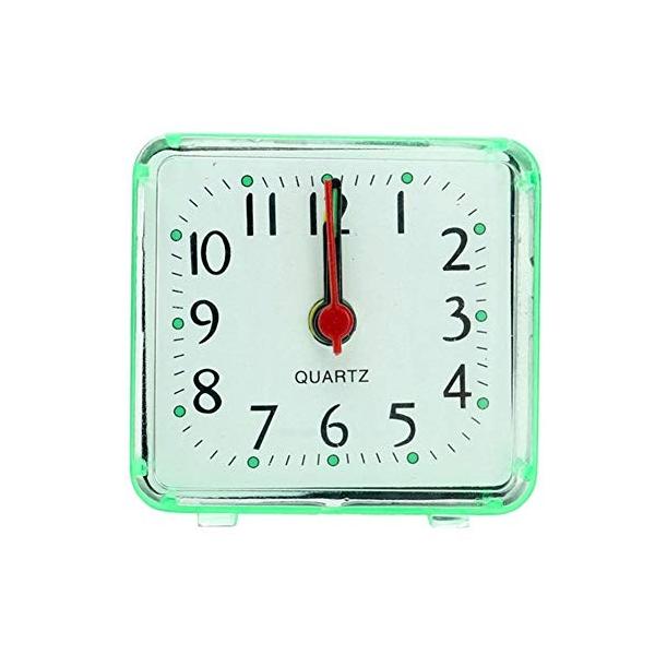 水晶目覚まし時計 旅行のための携帯用正方形のスヌーズの時計 Weihuiwangluo Color