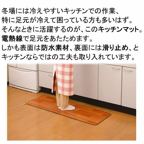 ホットキッチンマット ｌ Na 181km １８０ｃｍ 温もり カーペット 電気 ミニ 安心 日本 製 マット 国産 安心 温もり お手軽 床暖房 ダイニング ダントツonline 店