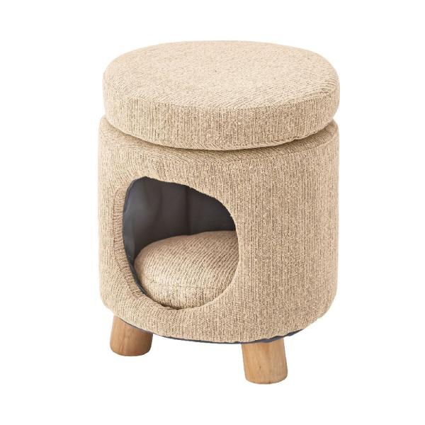 ペットスツール ラウンド ペットハウス 直径33cm