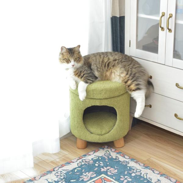 ペットスツール ラウンド ペットハウス 直径33cm