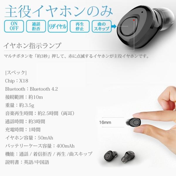ワイヤレス イヤホン Bluetooth 4 2 ワイヤレスイヤホン ブルートゥース Iphone アイフォン Android スマートフォン スマート スポーツ 両耳 高音質 片耳 Buyee Buyee Japanese Proxy Service Buy From Japan Bot Online