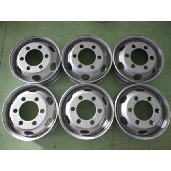 17.5×6.00 PCD:222.25 6穴 +115 TOPY JIS DM3M 中古 6本セット