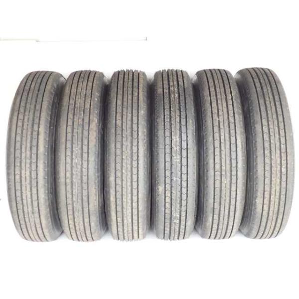225/90R17.5 127/125L ダンロップ DUNLOP 夏 SP110F 中古 9.9分山 6本セット サマータイヤ 2025年製 日本製 225/90/17.5 225/90-17.5