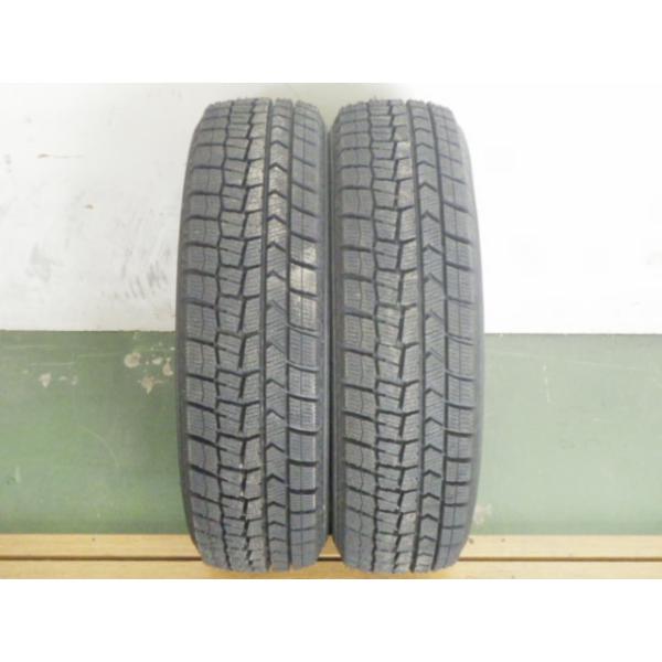 19 DUNLOP WM02 155/65R13 9.5分目 スタッドレス DUNLOP（ダンロップ） 155/65R13 73Q 冬 WM02 中古 9.9分山 2本セット