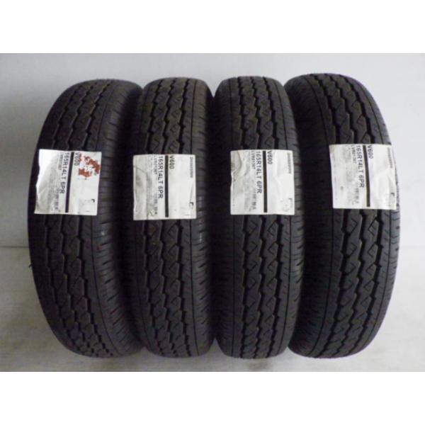 165R14LT夏 ブリヂストン BRIDGESTONE（ブリヂストン） 165R14 6PR 夏 V600 未使用 4本セット