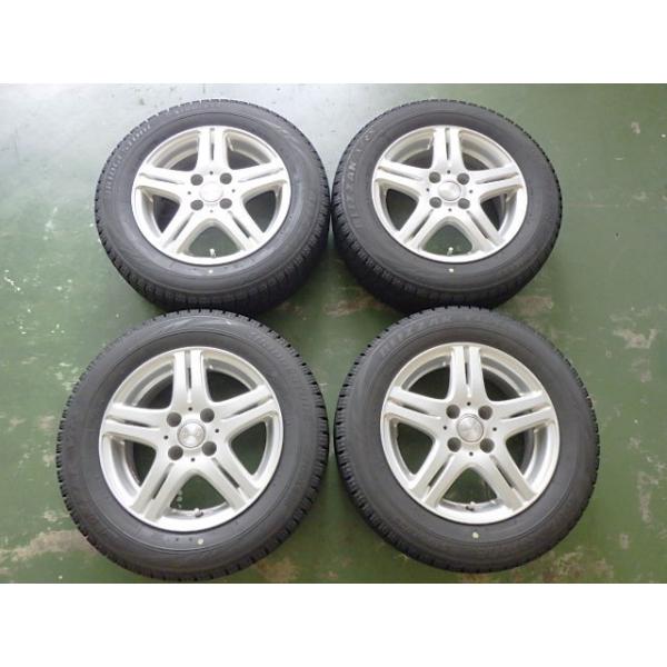 【送料無料】ほぼ新品溝！ブリヂストン　ブリザック　175/65R14 中古4本 BRIDGESTONE（ブリヂストン） 175/65R14 中古 4本セット 冬タイヤ