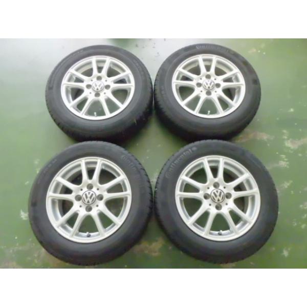 165/70R14 中古 8分山 4本セット 夏タイヤ アルミホイール Continental 