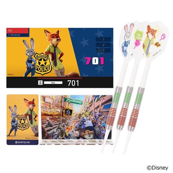 [カード欠品]ディズニー ズートピア ダーツセット ズートピア Disney Collection ＜Disney Zootopia＞”DARTS SET