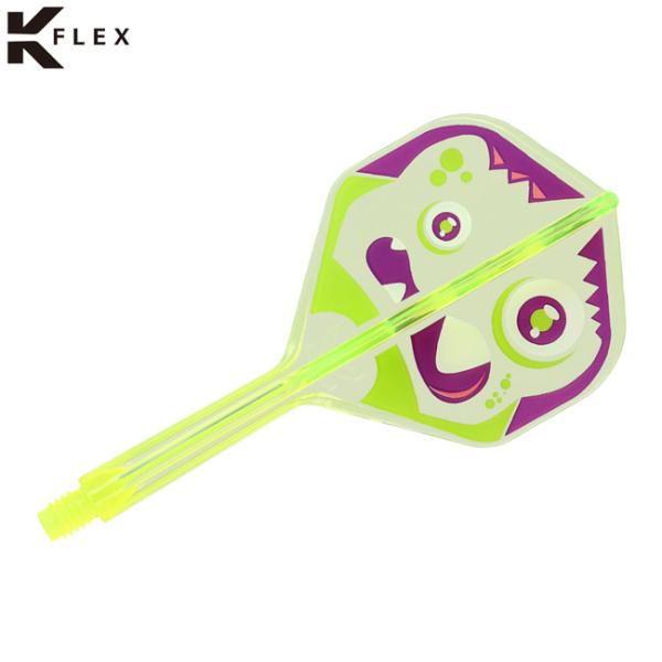 TARGET(ターゲット) XENO K-FLEX スタンダード ネオンイエロー 酒井素選手モデル　(ダーツ フライト)