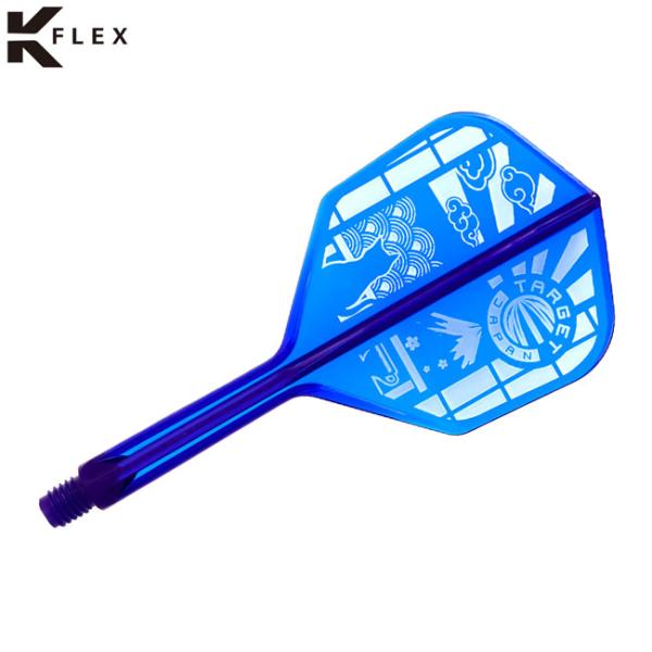 TARGET(ターゲット) K-FLEX JAPAN LIMITED EDITION 2026 シェイプ ブルー　(ダーツ フライト)