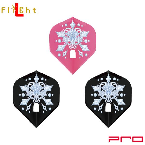 unicorn×L-Flight PRO(ユニコーン×エルフライトプロ) 文山雪華 ver.1 スタンダード MIX 文山雪華選手モデル　(ダーツ フライト)