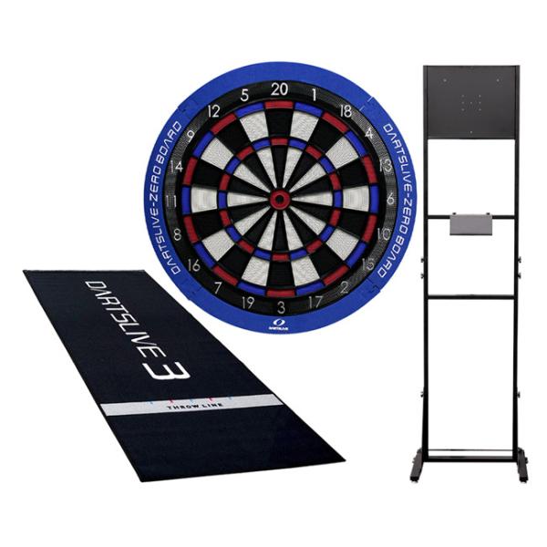セット商品】DARTSLIVE ZEROBOARD＆ダーツスタンド SB-HV＆DARTSLIVE3