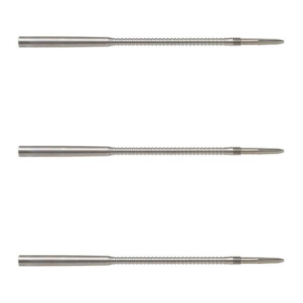 ■商品仕様スペックデータ材質：ステンレス単体重量：13.75g全長：140.0mm最大径：5.9mmタイプ：2BA内容物・バレル(シャフト一体型)×1set(3個)■商品説明バレルとシャフトの一体型ダーツ「駄津」の新モデルが誕生。普通の駄津...