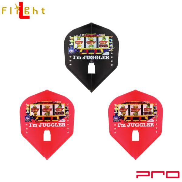 L-style(エルスタイル) L-Flight PRO(エルフライト プロ) JUGGLER(ジャグラー) ver.1 type-B MIX　(ダーツ フライト)