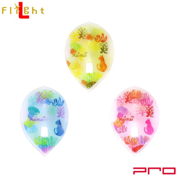 L-style(エルスタイル) L-Flight PRO(エルフライト プロ) Princess Series 松成舞 ver.1 ティアドロップ クリア (ダーツ フライト)