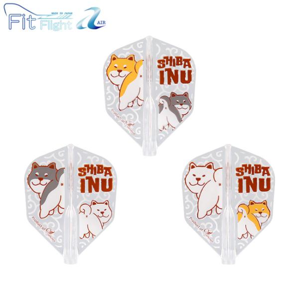 ■商品仕様スペックデータ形状：シェイプ内容量：3個■商品説明(2024.5.28 発売商品)COSMO DARTSプレーヤー、柴崎晋之介選手モデルフライト第2弾。前作に引き続き、愛らしい柴犬のモチーフです。ベースフライトはFit Fligh...