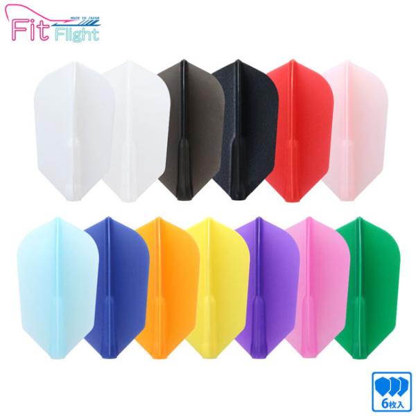 ■商品仕様スペックデータ形状：スーパースリム内容量：6個■商品説明Fit Flightは、シャフトに押し込むだけで簡単に装着できるフライトです。一般的なフライトのように小さなロック用パーツも必要ありませんので、部品をなくしたり、上手く差し込...