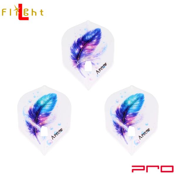 DYNASTY×L-Flight PRO(ダイナスティー×エルフライトプロ) Yuto ver.1 スモール ホワイト 吉川悠斗選手モデル (ダーツ バレル ダーツセット)