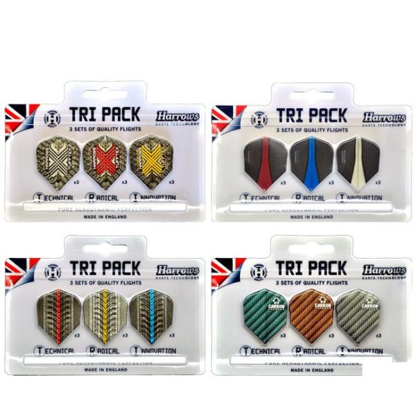 ■商品仕様スペックデータ形状：シェイプ内容量：3set(9個)■商品説明Harrowsデザインのフライトが3種類入ったお得なパッケージ。100ミクロンの厚さで軽量化を図ったフライトです。■仕様・付属品に関して※商品ページ掲載の商品仕様や、パ...