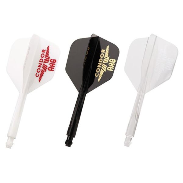 ■商品仕様スペックデータフライト部分の形状：スモール(シェイプ)シャフト部分の長さ：ショート 21.5mm/ミディアム 27.5mm/ロング 33.5mm内容量：3個■商品説明(2020.04.18 発売商品)CONDOR AXEについにデ...