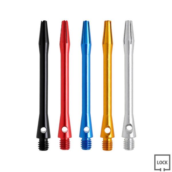 ■商品仕様スペックデータ素材：アルミニウム全長(ネジ山含まず)：27.0mm/35.0mm/41.0mm/48.0mm長さ(バレル-フライト間)：20.3mm/25.3mm/33.3mm/38.3mm内容量：3個■商品説明One80のアルミ...