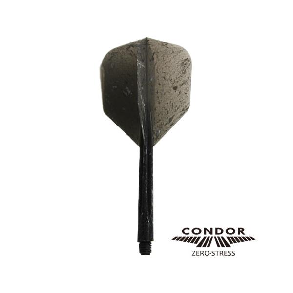 ダーツ フライト CONDOR コンドル マーブル クリアブラック